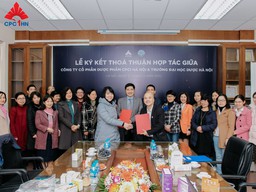 CPC1 Hà Nội Và Đại Học Dược Hà Nội Ký Kết Hợp Tác Chiến Lược