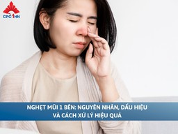 Nghẹt mũi 1 bên: Nguyên nhân, dấu hiệu và cách xử lý hiệu quả