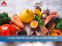 15 thực phẩm tốt cho mắt loạn thị giúp mắt khỏe