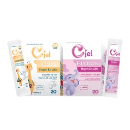 Combo Thanh Dinh Dưỡng Cjel Calci - Cjel Filatosc Hỗ Trợ Ăn Ngon, Tăng Chiều Cao, Đề Khánh Cho Bé