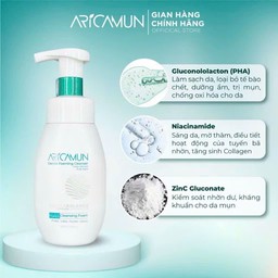 Bọt Rửa Mặt Không Xà Phòng Aricamun Làm Sạch Sâu, Sáng Mịn Mờ Thâm, Kiểm Soát Dầu Nhờn, Giảm Mụn Cho Mọi Loại Da (175ml) - thumbnail 3