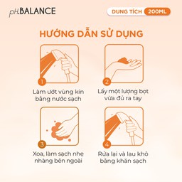 Gel Bọt Vệ Sinh pH Balance Protect Intimate Gel Hỗ Trợ Khử Mùi Hôi, Giảm Ngứa, Viêm Nhiễm, Khí Hư, Cân Bằng pH (Chai 200ml)