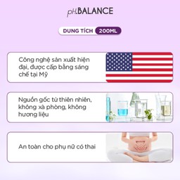 Gel Bọt Vệ Sinh pH Balance Bio Intimate Gel Hỗ Trợ Bổ Sung Lợi Khuẩn Prebiotic, Giảm Ngứa, Khử Mùi, Làm Dịu Kích Ứng (Chai 200ml)