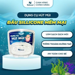 Dụng cụ hút mũi Nebusal giúp vệ sinh mũi an toàn, nhẹ nhàng cho bé (Hộp 1 cái)