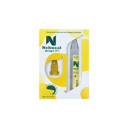 Nhỏ Mũi Nebusal Drop 3% Giúp Giảm Nghẹt Mũi, Sổ Mũi Cho Bé (Lọ 10ml) - thumbnail 2