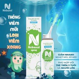 Dung dịch xịt mũi Nebusal spray 2.3% an toàn, hiệu quả