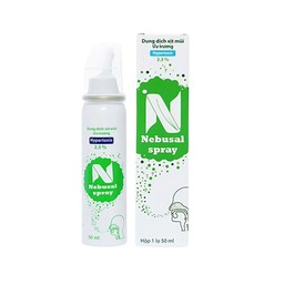 Dung dịch xịt mũi Nebusal spray 2.3% (Hộp 1 lọ 50ml)