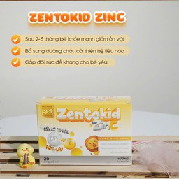 Zentokid Zinc bổ sung kẽm, tăng sức đề kháng cho trẻ