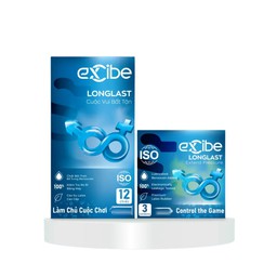 Bao cao su Excibe Longlast kéo dài thời gian (Hộp 3 cái)