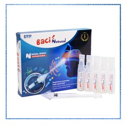 Xịt bào tử lợi khuẩn Baci Nebusal dành cho viêm xoang, viêm mũi dị ứng (Hộp 10 Ống 3 ml) - Cho Người Lớn - thumbnail 1