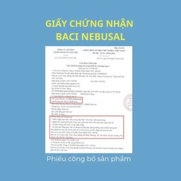 Xịt bào tử lợi khuẩn Baci Nebusal dành cho viêm xoang, viêm mũi dị ứng (Hộp 10 Ống 3 ml) - Cho Người Lớn - thumbnail 8