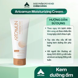 Kem dưỡng ẩm Aricamun Moisturizing Cream cấp ẩm sâu, dịu nhẹ cho da khô, nhạy cảm (Tuýp 100g)