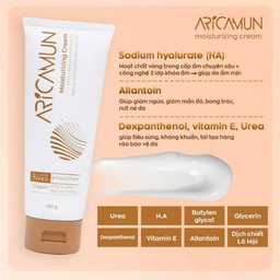Kem Dưỡng Ẩm Aricamun Moisturizing Cream Giảm Triệu Chứng Chàm Sữa, Viêm Da Cơ Địa Cho Trẻ Sơ Sinh (Tuýp 100g) - thumbnail 3