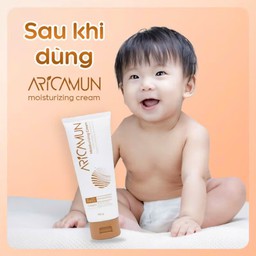 Kem Dưỡng Ẩm Aricamun Moisturizing Cream Giảm Triệu Chứng Chàm Sữa, Viêm Da Cơ Địa Cho Trẻ Sơ Sinh (Tuýp 100g) - thumbnail 9