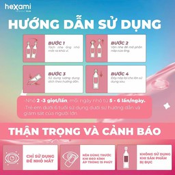 Nhỏ mắt Hexami Newlight Plus Giảm Khô Mắt, Cải Thiện Điều Tiết & Bảo Vệ Mắt Trong Thời Đại Số (Hộp 4 Vỉ x 5 Tép)