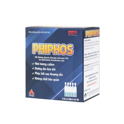 Nhũ tương nhỏ mắt Phiphos – Hỗ trợ điều trị khô mắt (Hộp 4 vỉ x 5 ống 0,5ml)