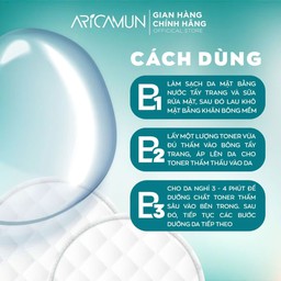 Nước cân bằng da Aricamun Toner Cân Bằng pH, Sạch Sâu, Dưỡng Ẩm (145ml)