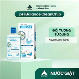 pH Balance Clean Chip làm sạch mọi vết ố, hạn chế nấm khuẩn, an toàn cho da (Chai 80ml)