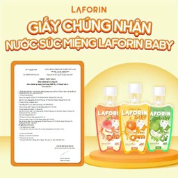 Nước Súc Miệng Laforin Baby Hương Cam Đào Ổi Vệ Sinh Răng Miệng Cho Bé (Chai 350 ml)  - thumbnail 7