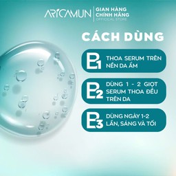 Serum dưỡng ẩm Aricamun cấp nước và hỗ trợ phục hồi da (30ml)