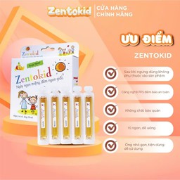Siro thảo dược Zentokid H10 (Fruit Flavor) giúp bé tiêu hóa khỏe, ăn ngon ngủ ngon (Hộp 10 Ống 10ml)