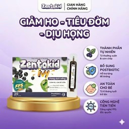 Siro Zentokid Ivy Giảm Ho Có Đờm, Khàn Tiếng Khi Cảm Lạnh Cho Bé Thành Phần Húng Chanh, Cao Lá Thường Xuân (Hộp 20 Ống) - thumbnail 3