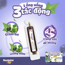 Siro Zentokid Ivy Giảm Ho Có Đờm, Khàn Tiếng Khi Cảm Lạnh Cho Bé Thành Phần Húng Chanh, Cao Lá Thường Xuân (Hộp 20 Ống) - thumbnail 6