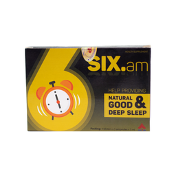 Six.am giúp hỗ trợ tạo giấc ngủ ngon và ngủ sâu giấc (Hộp 4 vỉ x 5 ống)