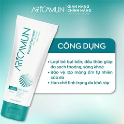 Sữa rửa mặt Aricamun Facial Cleanser Sữa Rửa Mặt Làm Sạch Sâu & Ngừa Mụn Cho Da Nhạy Cảm (100ml)