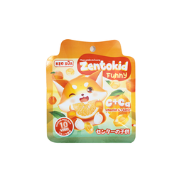 [TẶNG NGAY] 2 gói Kẹo Sữa Zentokid Funny hương cam bổ sung vitamin và khoáng chất (Gói 10 viên)
