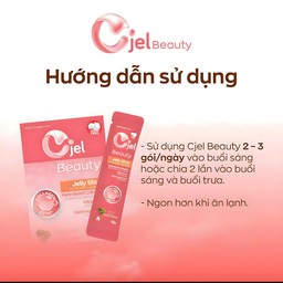 Thạch collagen Cjel Beauty tăng cường độ ẩm và đàn hồi cho da (Hộp 20 gói x 15g)