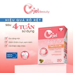 Thạch collagen Cjel Beauty tăng cường độ ẩm và đàn hồi cho da (Hộp 20 gói x 15g)
