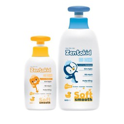 Sữa tắm gội Zentokid cho bé - Hỗ trợ ngăn ngừa rôm sảy và mẩn ngứa (Chai 250ml, 500ml)