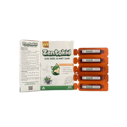 Zentokid Giải Độc Mát Gan – Giúp lợi mật, thanh nhiệt, giảm nóng trong (Hộp 4 vỉ x 5 ống)