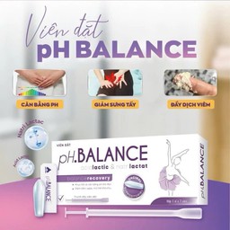 Viên Đặt Âm Đạo pH Balance Hỗ Trợ Giảm Ngứa, Giảm Viêm Nhiễm, Giảm Tiết Dịch, Loại Bỏ Mùi Hôi (Hộp 1 vỉ, 7 viên)