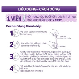 Viên Đặt Âm Đạo pH Balance Hỗ Trợ Giảm Ngứa, Giảm Viêm Nhiễm, Giảm Tiết Dịch, Loại Bỏ Mùi Hôi (Hộp 1 vỉ, 7 viên)