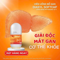 Viên Uống Diasyl Softcap Hạ Men Gan, Phục Hồi Chức Năng Gan (Lọ 30, 60 Viên)