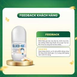 Viên uống Gluco-Agi hỗ trợ sụn khớp chắc khoẻ, bổ sung dưỡng chất cần thiết (Lọ 30 viên)