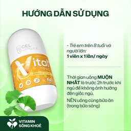 Viên uống Vital Pro bổ sung vitamin và khoáng chất, giúp tăng sức đề kháng và cải thiện thể lực (Lọ 30 viên, 60 viên)