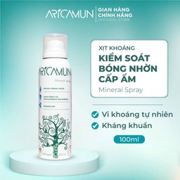 Xịt Khoáng Aricamun Mineral Spray cấp ẩm, kiểm soát nhờn mụn (Chai 100ml)