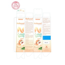 Xịt Mũi Nebusal Húng Chanh 1.3% Bổ Sung Nước Muối Ưu Trương Cho Bé Giảm Nghẹt Mũi, Sổ Mũi, Viêm Mũi (Chai 50ml)