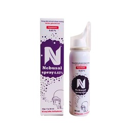Xịt mũi Nebusal spray 0.65% (Hộp 1 lọ 50ml)