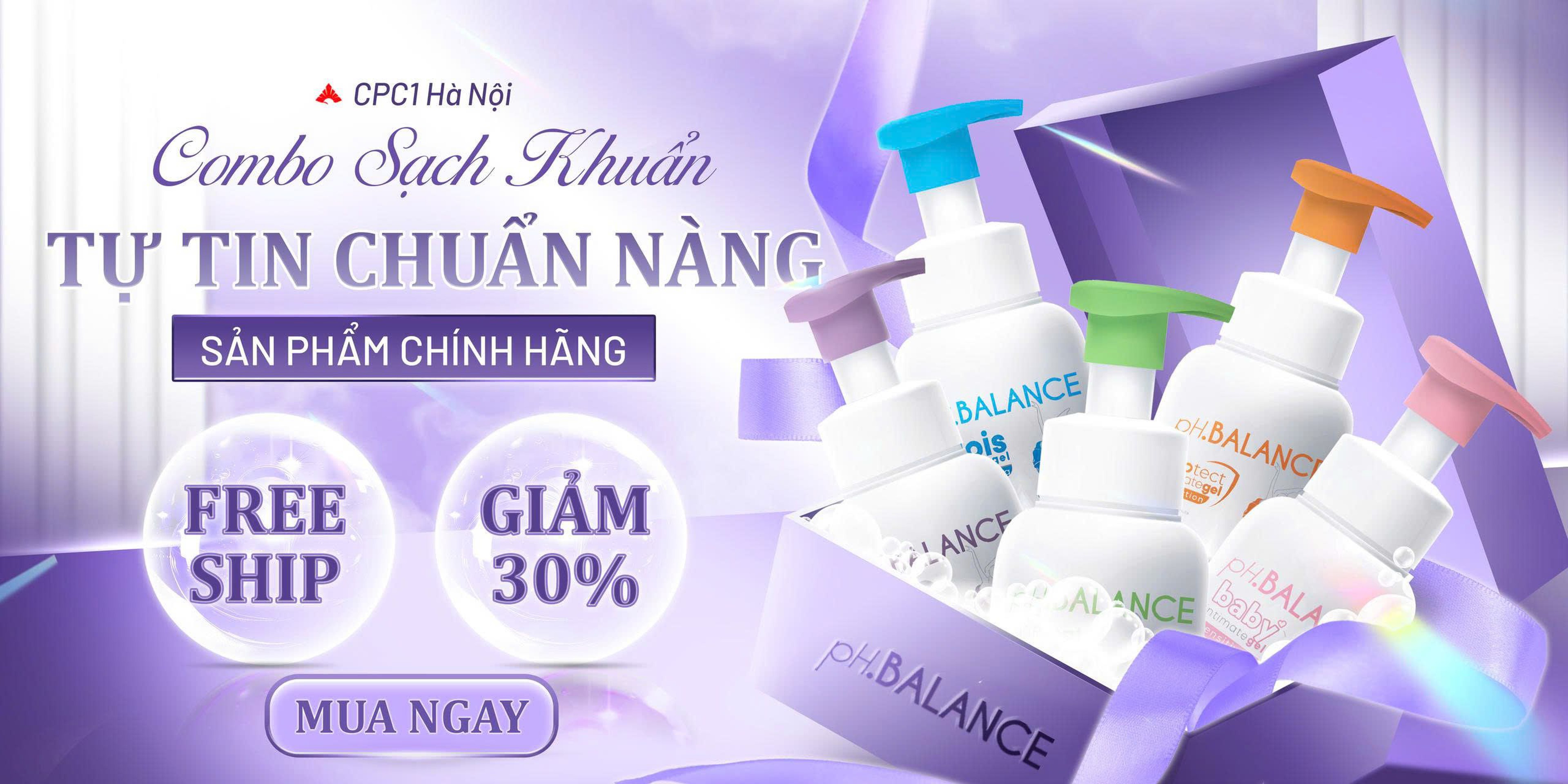 Mua dung dịch vệ sinh chính hãng tại Shop CPC1 Hà Nội