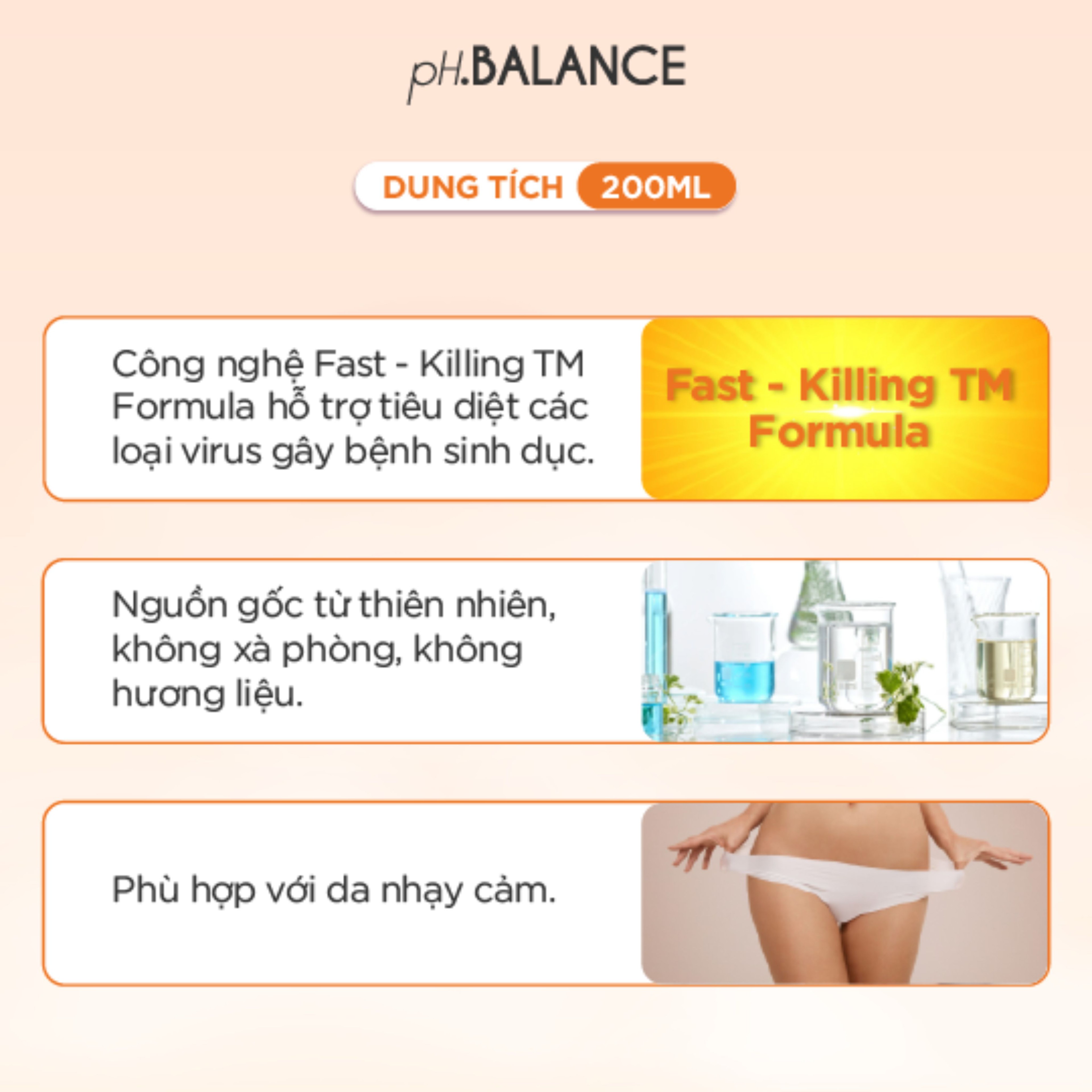 Gel Bọt Vệ Sinh pH Balance Protect Intimate Gel Hỗ Trợ Khử Mùi Hôi, Giảm Ngứa, Viêm Nhiễm, Khí Hư, Cân Bằng pH (Chai 200ml)