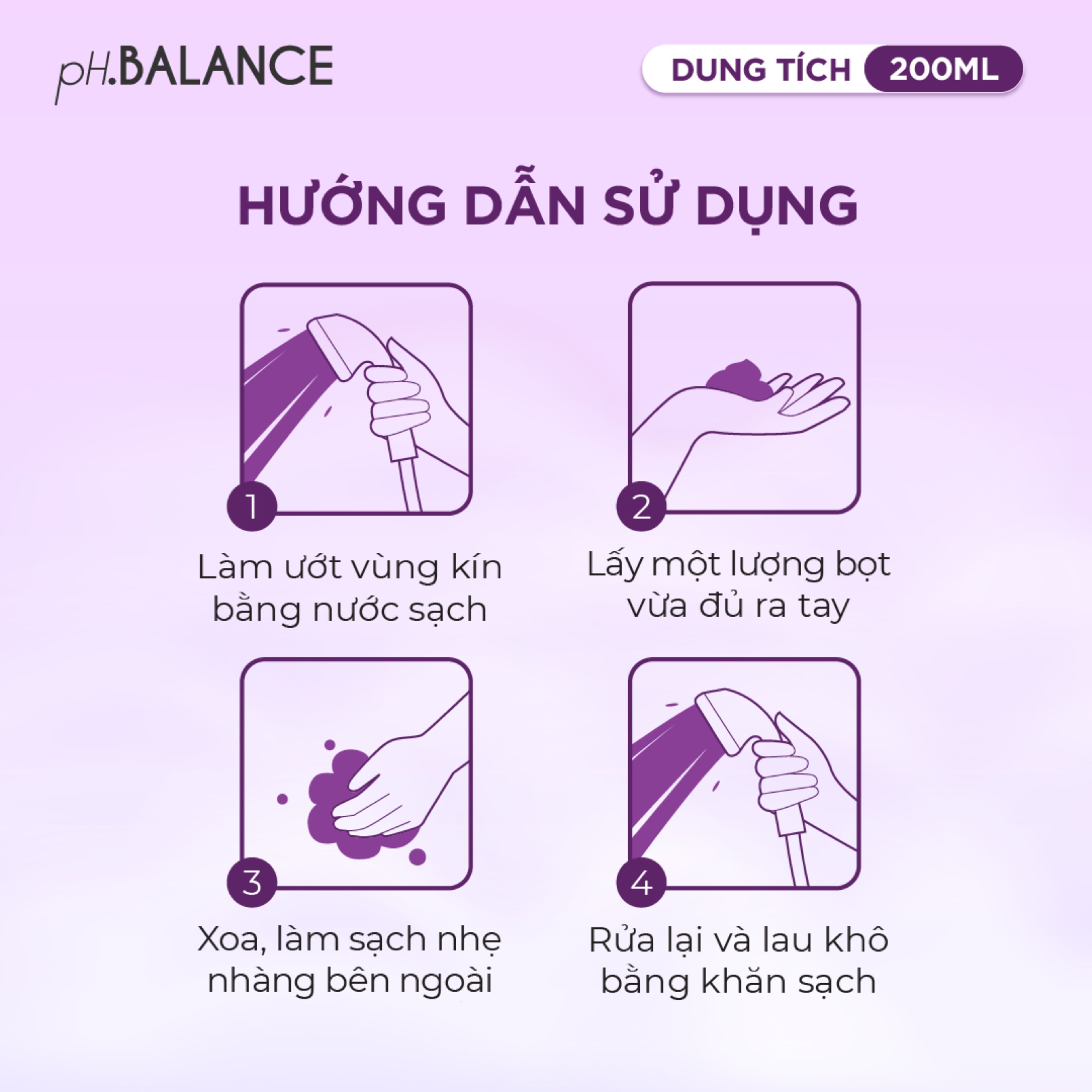 Gel Bọt Vệ Sinh pH Balance Bio Intimate Gel Hỗ Trợ Bổ Sung Lợi Khuẩn Prebiotic, Giảm Ngứa, Khử Mùi, Làm Dịu Kích Ứng (Chai 200ml)