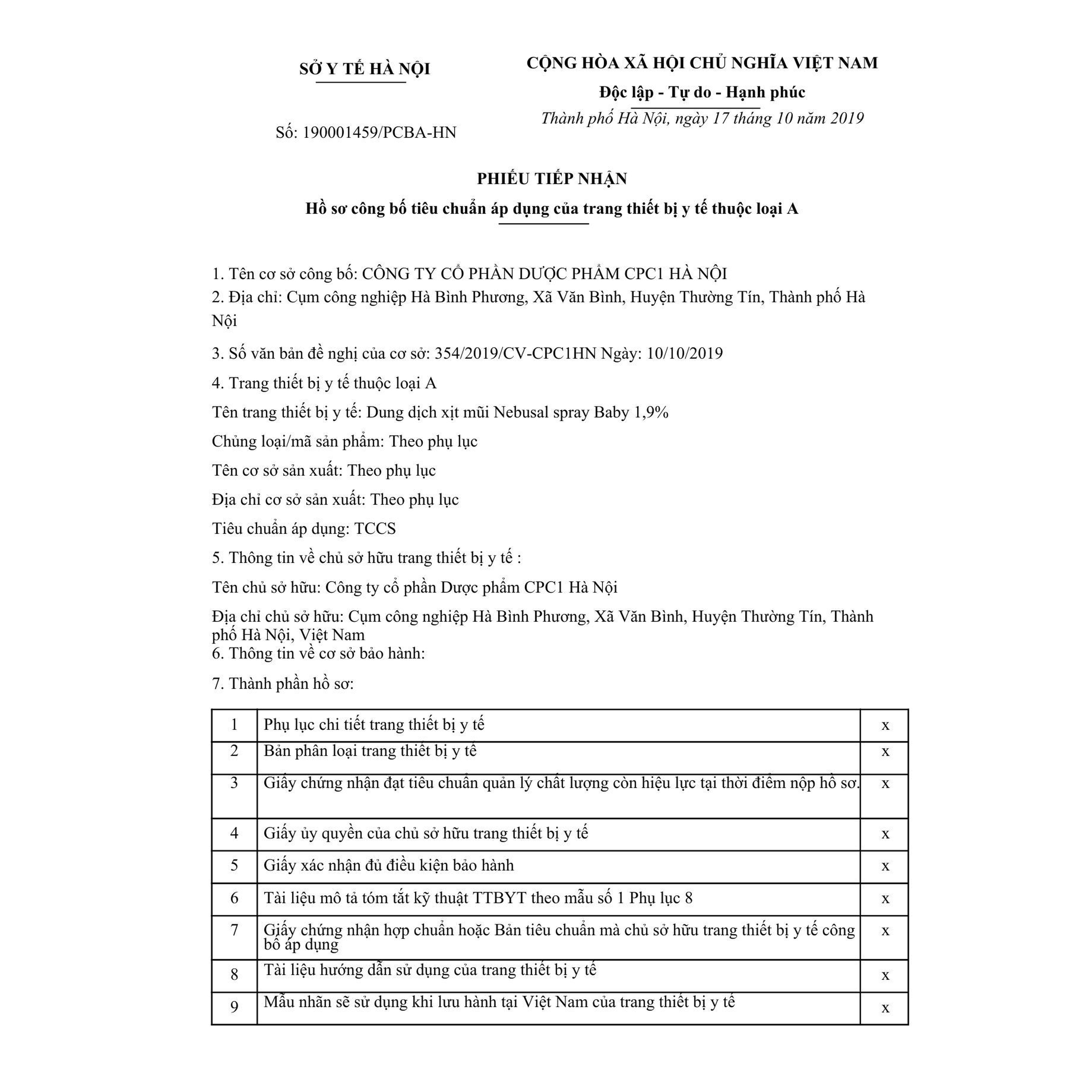 Xịt Mũi Nebusal Spray Baby 1.9% Bổ Sung Nước Muối Ưu Trương Hỗ Trợ Giảm Nghẹt Mũi, Sổ Mũi, Viêm Mũi Cho Bé (Lọ 50ml)