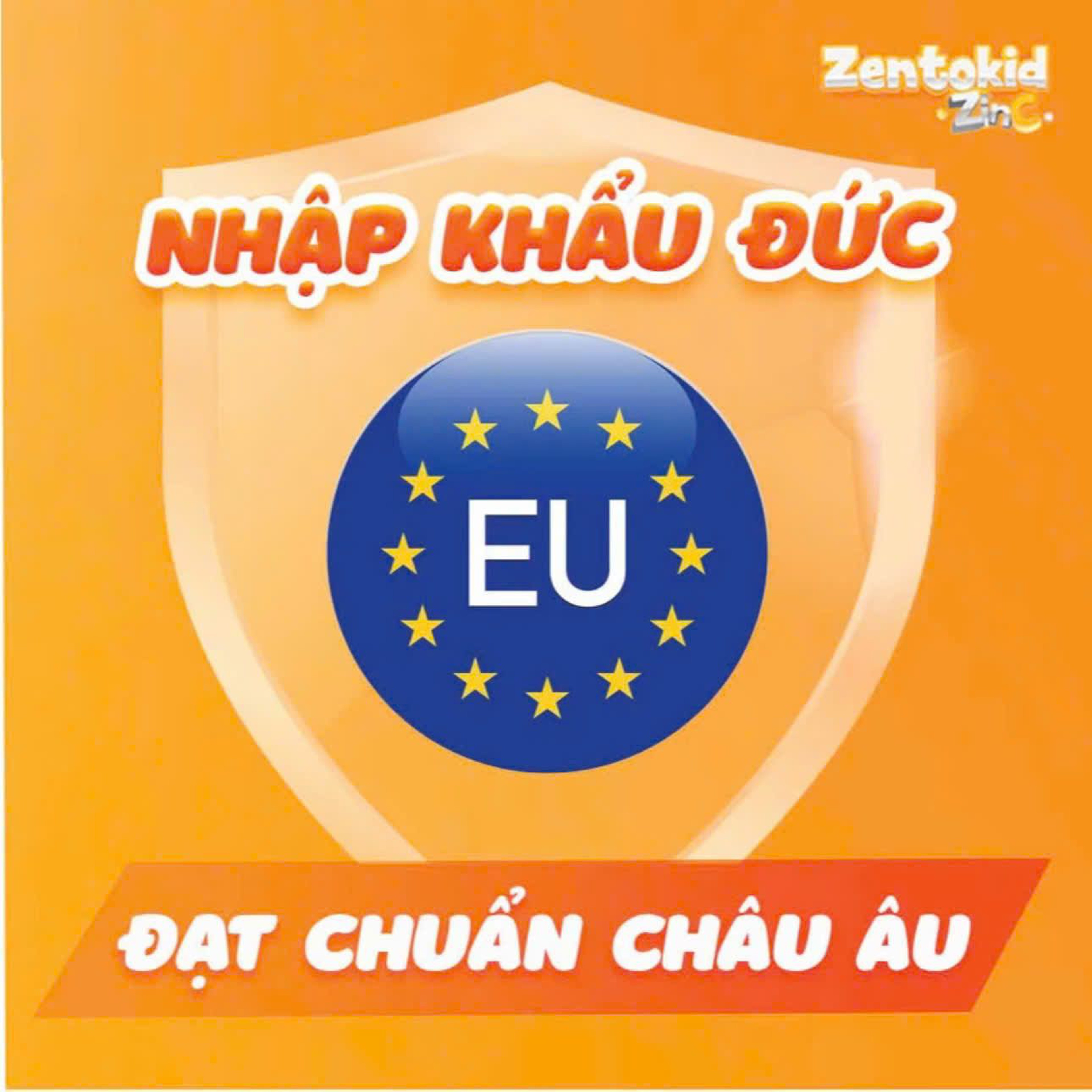 Siro Tăng Đề Kháng Zentokid Zinc Bổ Sung Kẽm và Vitamin C Tự Nhiên Cho Bé (Hộp 20 ống)