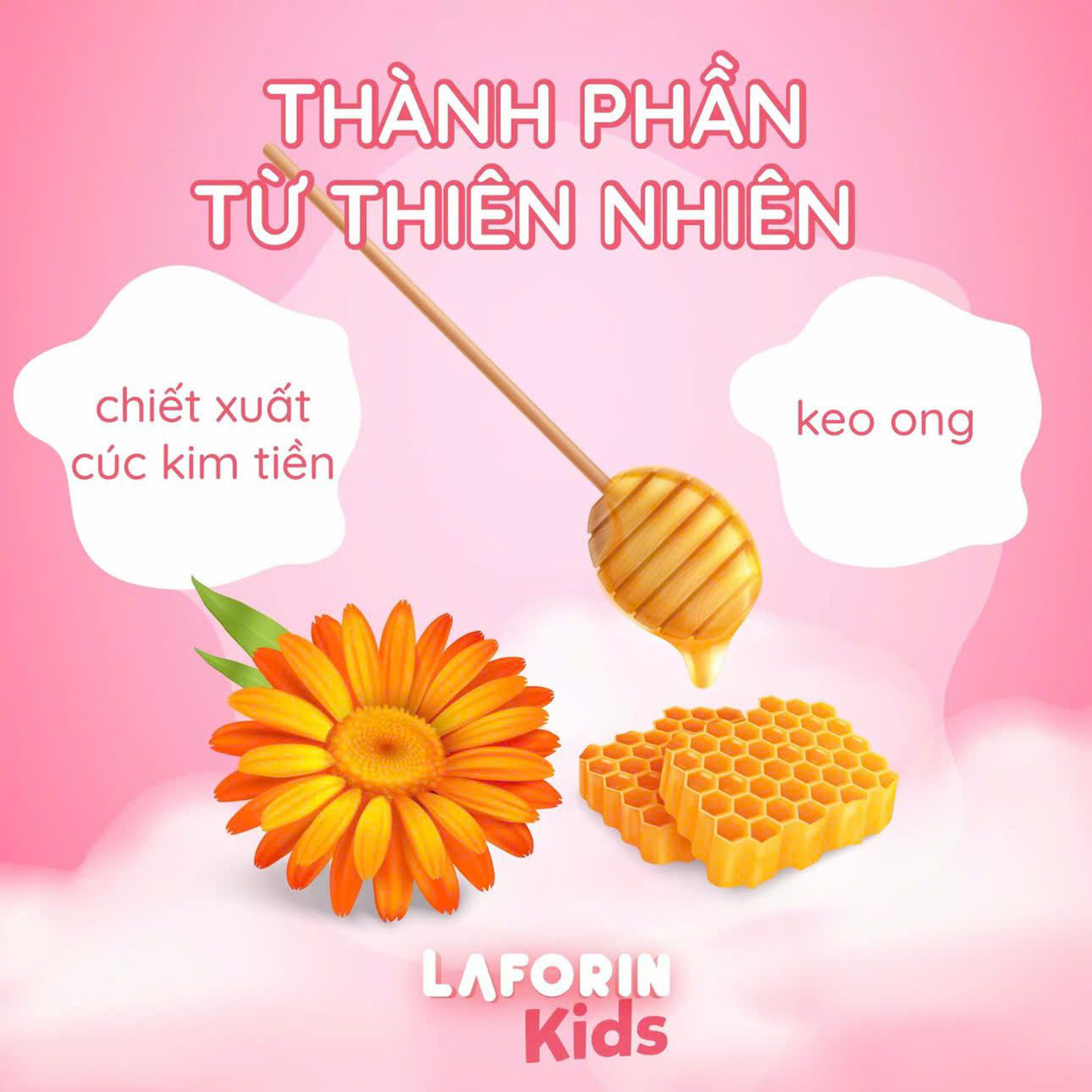 Kem Đánh Răng Laforin Kids Hương Đào, Ổi Cho Trẻ Giúp Ngăn Ngừa Sâu Răng, Giảm Hôi Miệng, Sưng Nướu (Tuýp 75g)