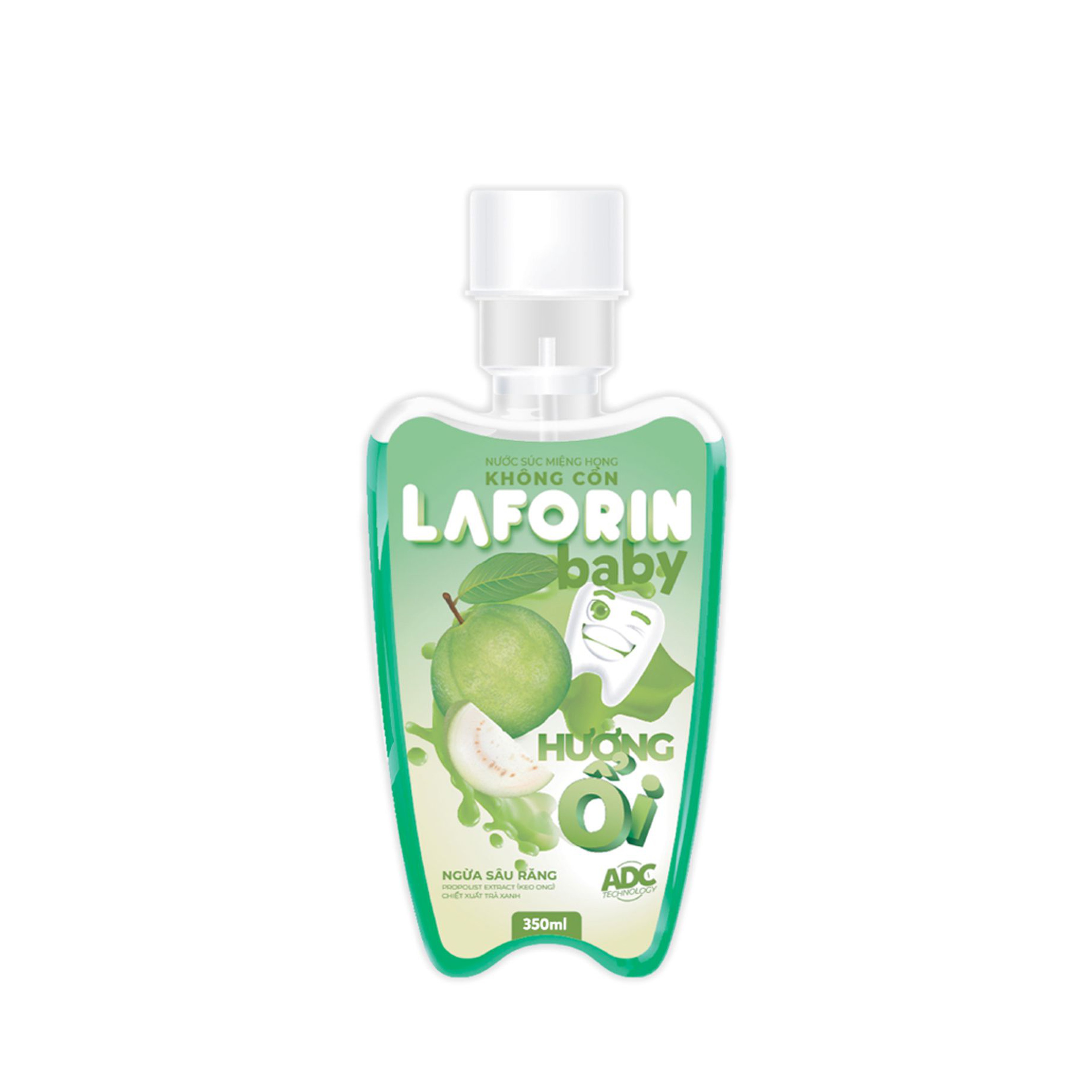 Nước súc miệng Laforin Baby chăm sóc răng miệng và ngừa sâu răng (chai 350ml)