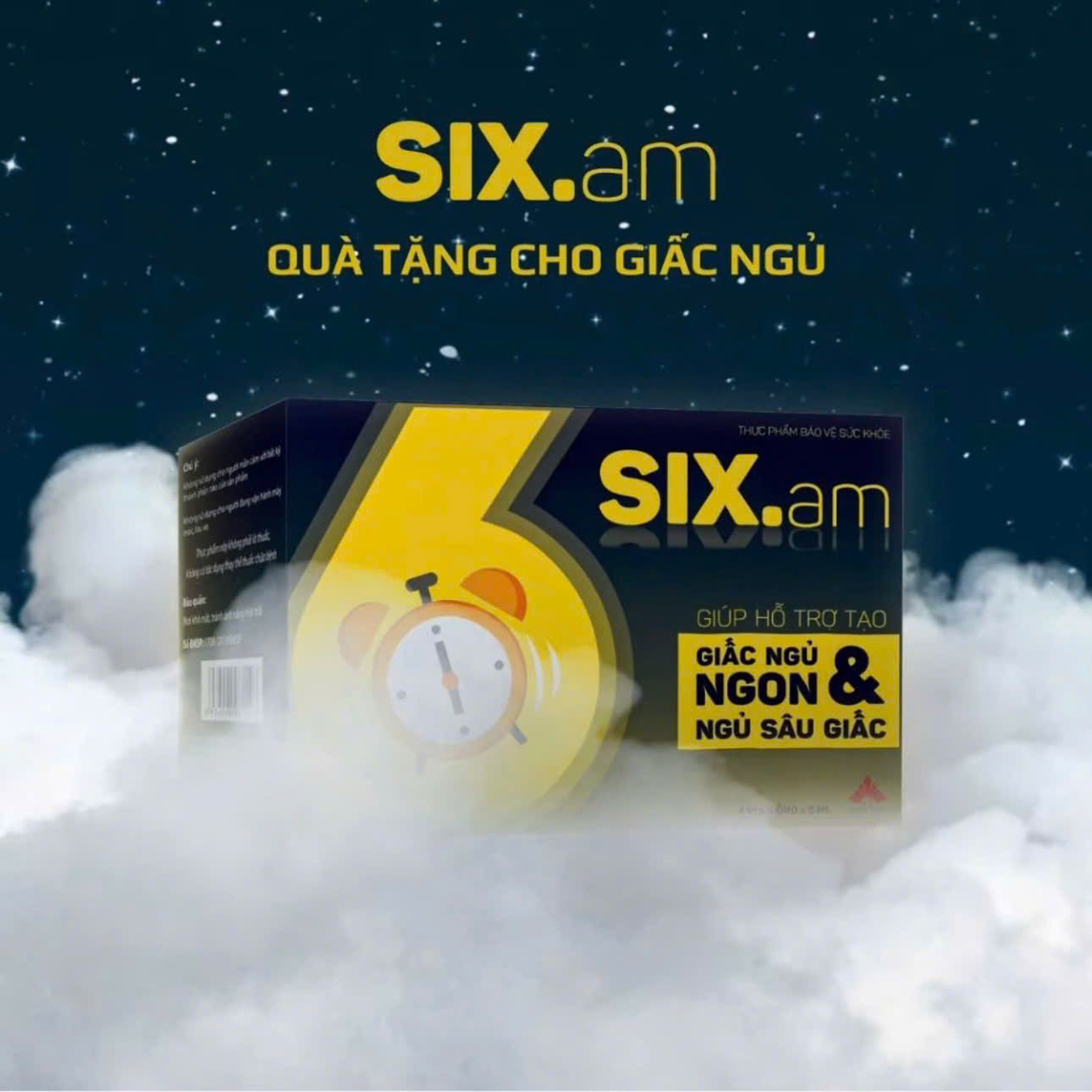 Six.am Giúp Hỗ Trợ Tạo Giấc Ngủ Ngon Và Ngủ Sâu Giấc (Hộp 4 vỉ x 5 ống)
